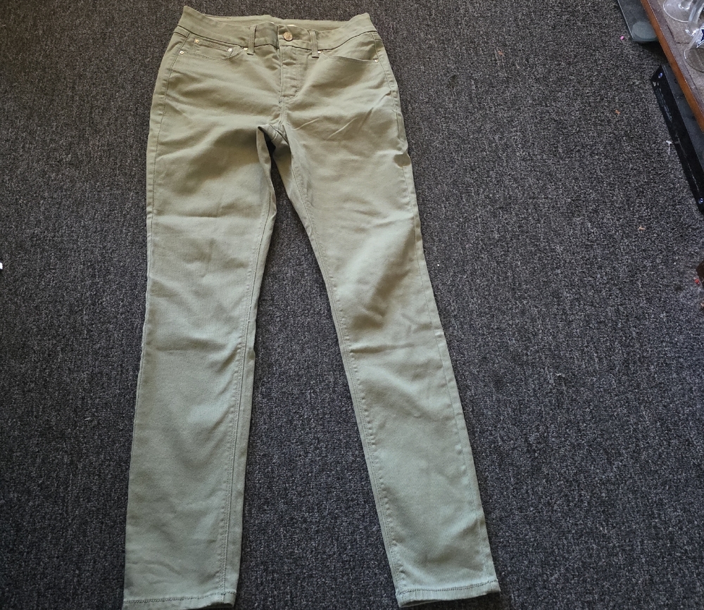 Seven7 Olive Green Denim Jeans